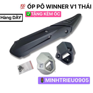  Ốp Pô và Chụp Đuôi Pô THÁI WINNER V1   Tặng Kèm Ốc   - Che pô Winner V1 THÁI Loại Tốt 