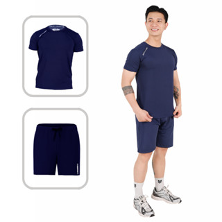 Bộ quần áo thể thao nam A JE.KA J24 vải thun lạnh co giãn, mặc nhà, chạy bộ, tập gym