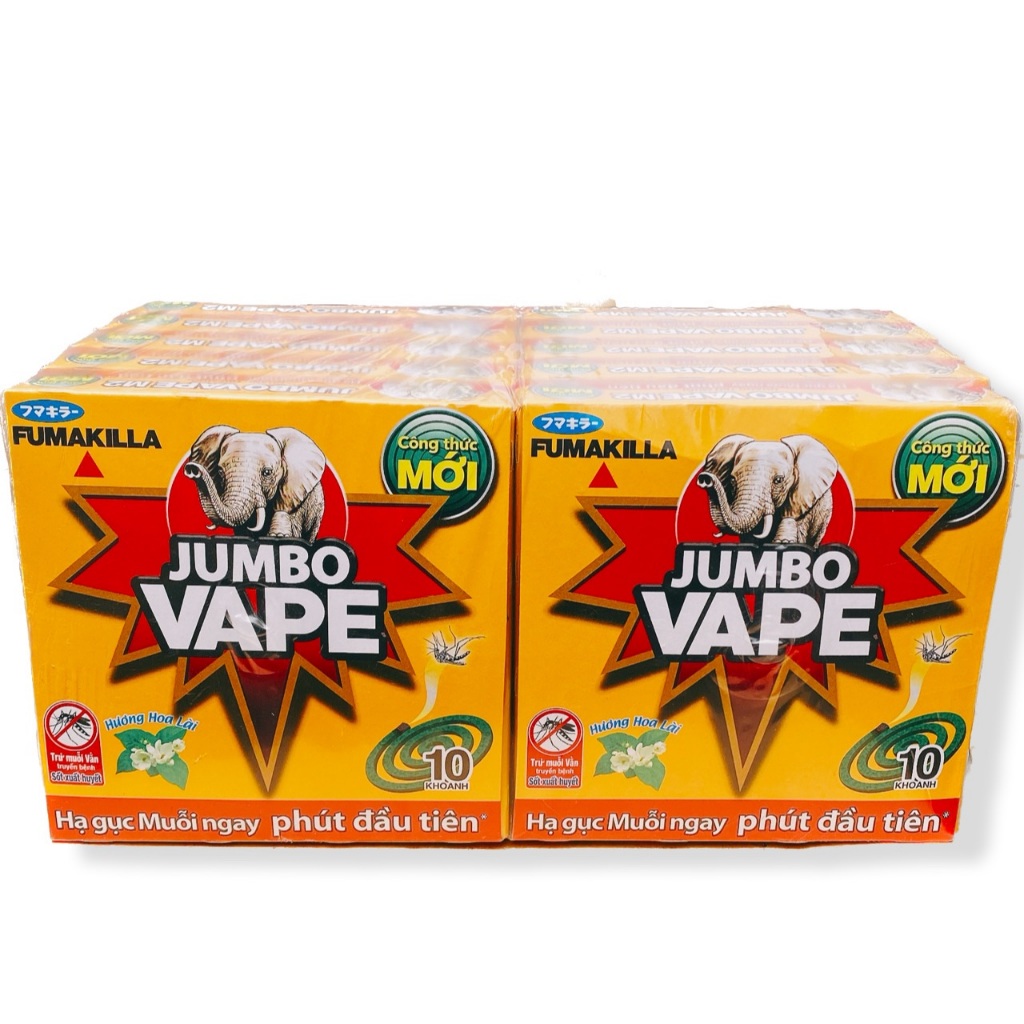 Nhang diệt muỗi Jumbo - 10 hộp