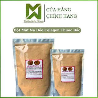 Bột Mặt Nạ Dẻo Colagen Thuôc Bắc | Đắp Mặt Nạ Trắng Da Ngăn Mụn Gói 500g 1000g