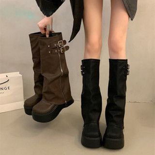Giày Boots nữ 2 màu cao bồi siêu hot Hàng QC LOẠI 1