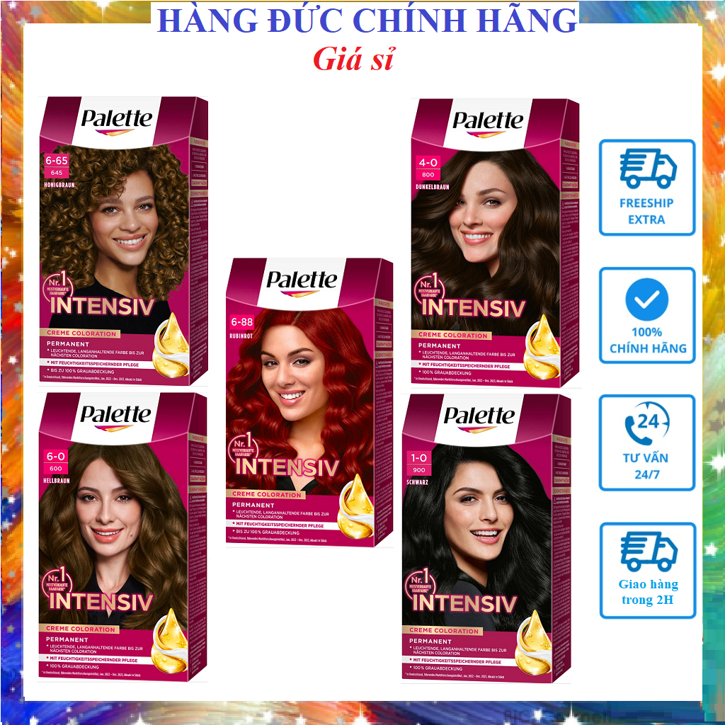 [Nhập Khẩu 100%] Thuốc nhuộm tóc Poly Palette