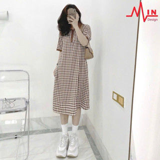 Váy YT119, Đầm Polo Zizac phối Viền Cổ From Rộng Tới 70kg Dáng Dài Chất Cotton