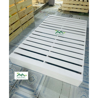 Giường Ngủ Pallet Gỗ Thông Mỹ Nhập Khẩu Nan 10cm, cao 10 & 20cm - Pallet Gỗ Thông Cao Cấp Bề Mặt Nhẵn Mịn