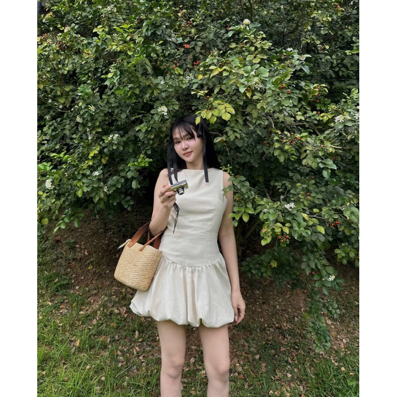 [V1.1006] Váy Line Sát Nách Dáng Bí Phồng 3 Màu Kèm Quần Đùi | BigBuy360 - bigbuy360.vn