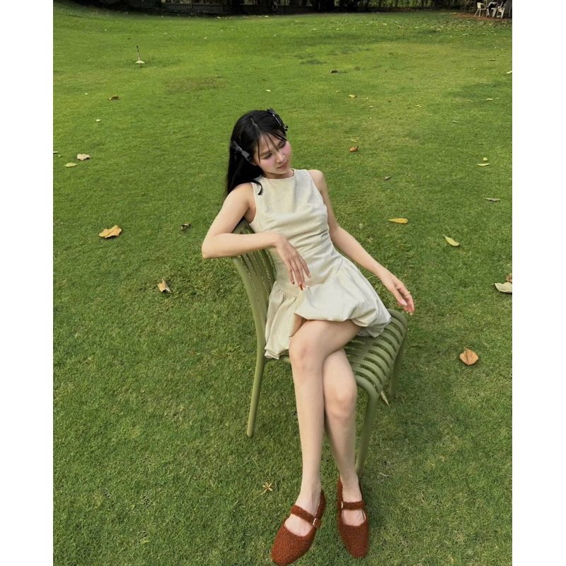 [V1.1006] Váy Line Sát Nách Dáng Bí Phồng 3 Màu Kèm Quần Đùi | BigBuy360 - bigbuy360.vn