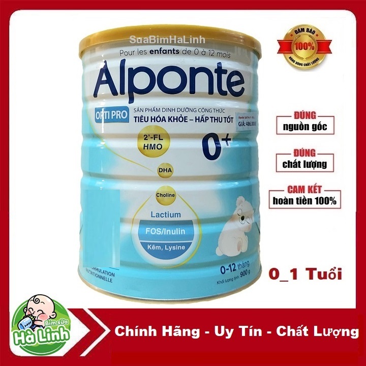 Sữa Alponte Optipro 0+ 800g [Date 2027]