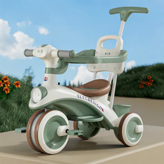   Ship Hoả Tốc  Xe 3 bánh có bàn đạp có cán đẩy cho bé có nhạc đèn cho bé 688 DUMBO STORE 