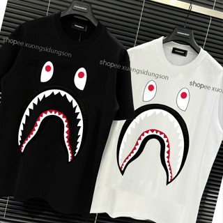 Áo phông Cá Mập đỏ nam nữ cộc tay,áo thun Cá mập răng đỏ hottrend boy phố mới nhất