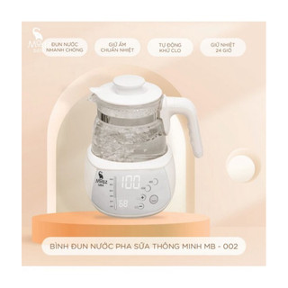 Ấm Đun Nước Pha Sữa Thông Minh Moaz BéBé MB002 Iconic - Điều Chỉnh Nhiệt Độ Chính Xác, Giữ Ấm 48 Giờ, Dung Tích 800ml