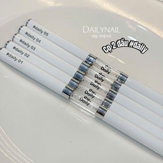 Cọ vẽ móng, làm móng cán đá 2 đầu The Daily