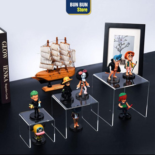 2 Kệ Mica Chữ U, kệ mica trưng bày sản phẩm live stream, mô hình đồ chơi, mỹ phẩm - Trong suốt