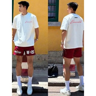 Set Bộ Đồ Nam Áo Thun Quần Nỉ Chân Cua Athletics Thun Cotton Cổ Tròn 2 Chiều Premium