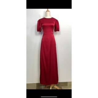 ÁO DÀI LỤA  TAY BỒNG NGẮN BIGSIZE 4X,5X