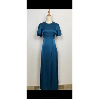 ÁO DÀI LỤA  TAY BỒNG NGẮN BIGSIZE 4X,5X