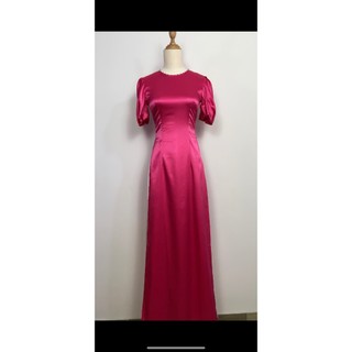 ÁO DÀI LỤA  TAY BỒNG NGẮN BIGSIZE 4X,5X
