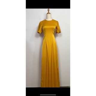 ÁO DÀI LỤA  TAY BỒNG NGẮN BIGSIZE 4X,5X
