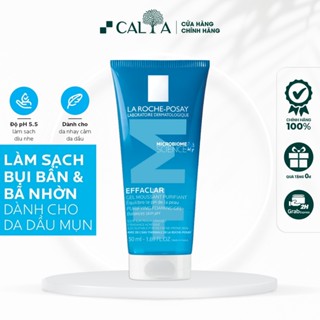 [MẪU MỚI] Sữa Rửa Mặt La Roche Posay Cho Da Dầu Mụn, Nhạy Cảm - Effaclar Purifying Foaming Gel 50ml