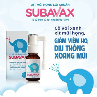 Xịt mũi họng lợi khuẩn Subavax