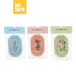 OHSOME - Túi thơm dạng nén hương hoa thanh lịch sang trọng treo tủ quần áo, phòng khách, nhà tắm, tủ giày kèm dây buộc