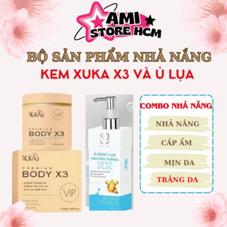 Combo Nhả Nắng Trắng Da Body Gồm Kem XUKA X3 và Ủ Body Lụa
