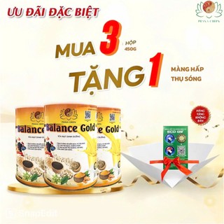   Chính Hãng  Combo 3 Sữa Hạt Dinh Dưỡng Balance Gold Thầy Ngô Đức Vượng  hộp - 450g  
