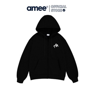 Áo Hoodie Zip Nỉ Lông Cáo Form Rộng Amee Studio/ AM Basic
