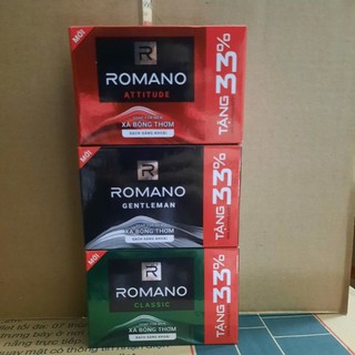  Combo 6 Xà Bông Cục Romano 120g  TẶNG 30%    ĐỦ MÙI  
