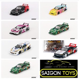 Saigontoys - MiniGT Nissan LB-Super Silhouette S15 SILVIA -Xe mô hình tỷ lệ 1:64 hãng Mini GT