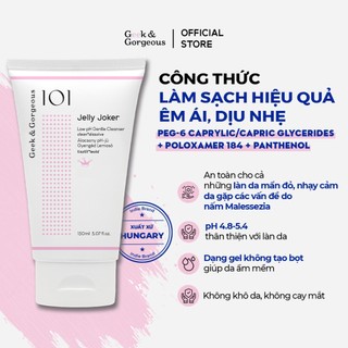  Sữa Rửa Mặt Dạng Thạch Dịu Nhẹ Geek&Gorgeous Jelly Joker Low pH Gentle Cleanser 150ml 