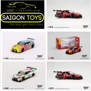 Saigontoys - MiniGT Nissan LB-Silhouette Works GTR R35 các loại - Xe mô hình 1:64 hãng Mini GT