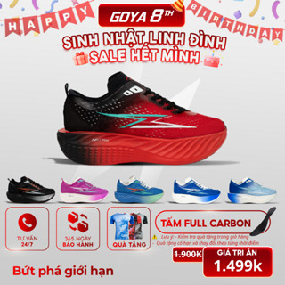 Giày thể thao chạy bộ đế Full Carbon nam nữ Goya Neo PRO năm 2025 full màu - Bức tốc mạnh mẽ, đạt chuẩn chống trượt ASTM