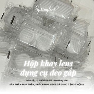 Hộp Khay Đựng Lens Màu Ngẫu Nhiên Khay Đơn Lẻ Đơn Giản Xinh Nhỏ Gọn | Kính áp tròng Springlens