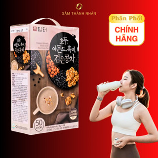 Bột Ngũ Cốc Hàn Quốc Damtuh Vị Đậu Đen Dành Cho Người Tập Thể Thao Hộp 50 Gói x 900g