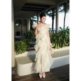 𝐧𝐞𝐰 𝐜𝐨𝐥𝐨𝐫 ✨(𝐎𝐑𝐀𝐍𝐆𝐄 𝐒𝐓𝐔𝐃𝐈𝐎𝐒 )✨ CAM KẾT CHUẨN HÌNH - Lucie Dress - Đầm Thiết Kế Layer Cao Cấp