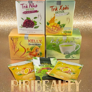 Detox Kelly Trà Đào or Bí Đao Hương vị Tư Nhiên giúp eo thon dáng đẹp