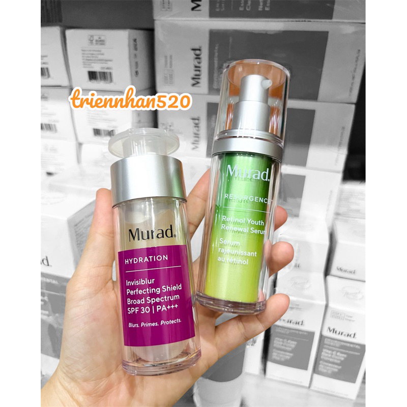(🔥Buy 1️⃣ Get 1️⃣ FREE🔥) Combo Serum Murad Retinol Youth Renewal TẶNG Kem chống nắng vô hình Murad