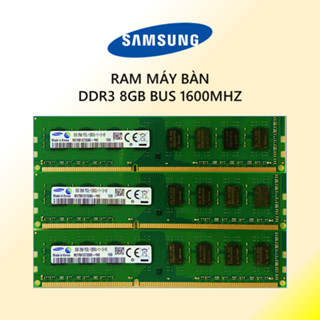 RAM Samsung & Hynix DDR3 8GB Cho Máy Bàn (Desktop) – Bus 1600MHz, Chính Hãng, Bảo Hành 12 Tháng