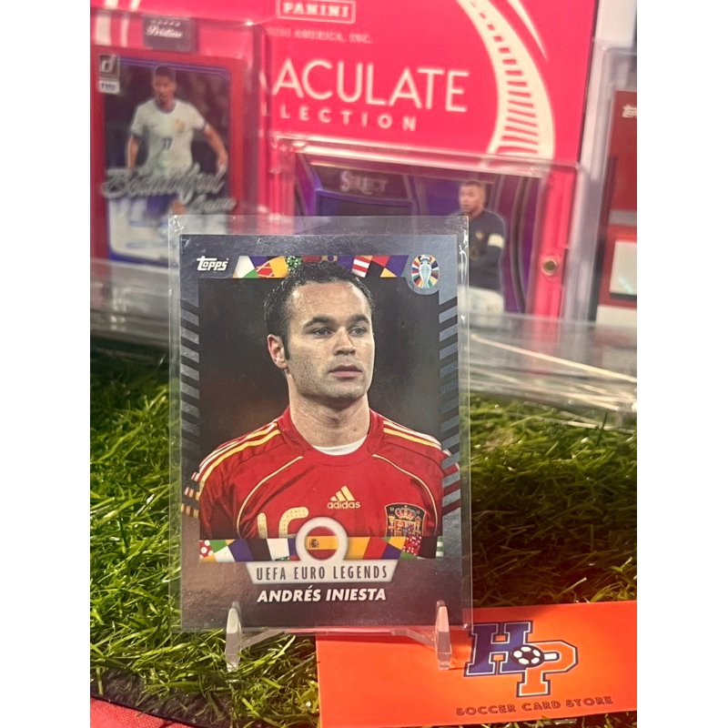 Thẻ bóng đá Iniesta Legends Topps Jose Mourinho Eur0 2024