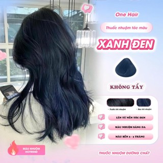 Thuốc Nhuộm Tóc Màu XANH ĐEN, Không Tẩy - ONE HAIR