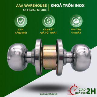  Ổ khóa tay nắm tròn zani inox chất lượng  Khóa cửa phòng  khóa nhà vệ sinh  