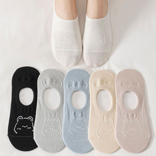 Combo 5 Đôi Tất Lười Nữ TL05 Thiết Kế Thoáng Khí Thấm Hút Mồ Hôi