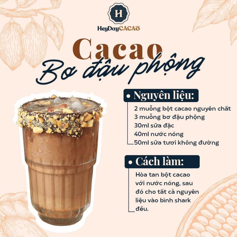 Bột Cacao Heyday Cacao Nguyên Chất - Dòng Balance thượng hạng | BigBuy360 - bigbuy360.vn