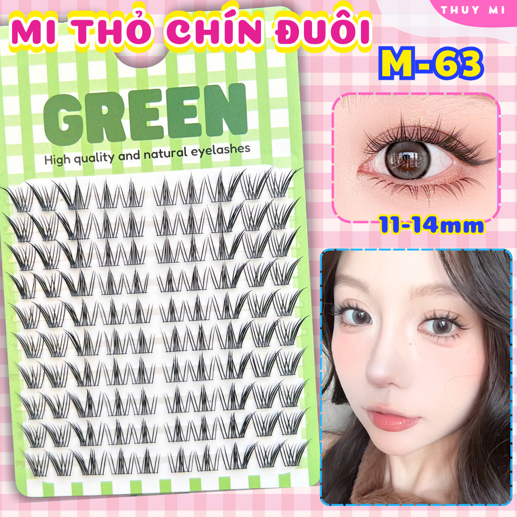 Mi Giả Cụm Thỏ Chín Đuôi M63 Thuỷ Mi