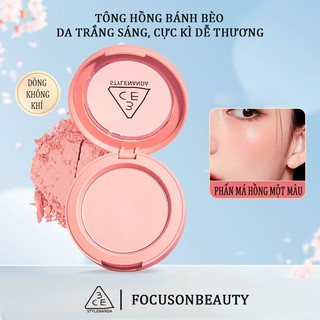  Phấn Má Hồng 3CE Mịn Lì Mono Pink - Hồng Đào 5.5g Mood Recipe Face Blush 