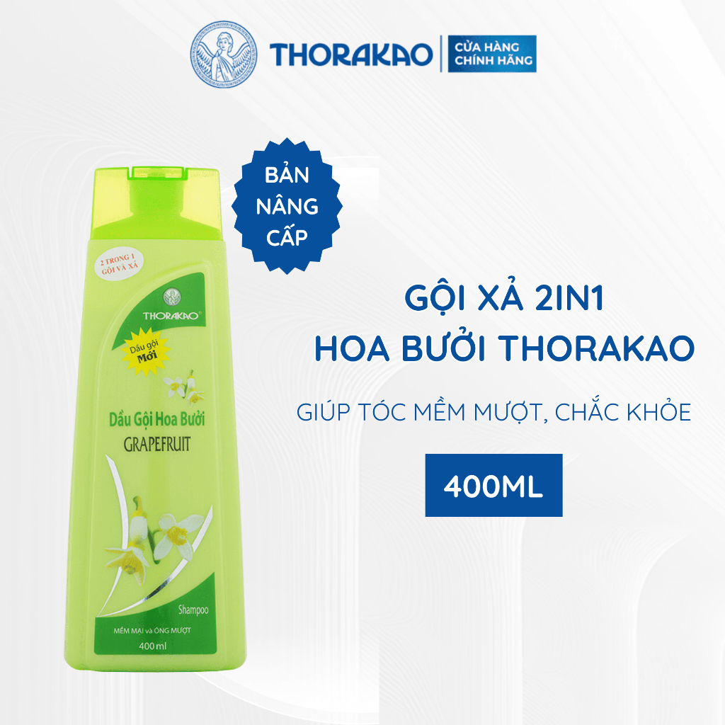 Dầu Gội Hoa Bưởi Thorakao Giảm Rụng Giúp Tóc Bóng Mượt 500ML/400ML