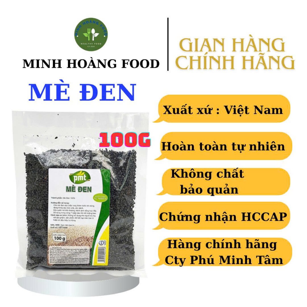 Mè đen Phú Minh Tâm 100gr