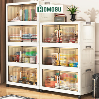 [SIÊU LỚN] Tủ Nhựa Đựng Đồ Gấp Gọn Rộng 80cm, Tủ Đựng Đồ 2 Cánh Mở FullScreen, Bánh Xe 360 Di Chuyển Tiện Lợi TUN058