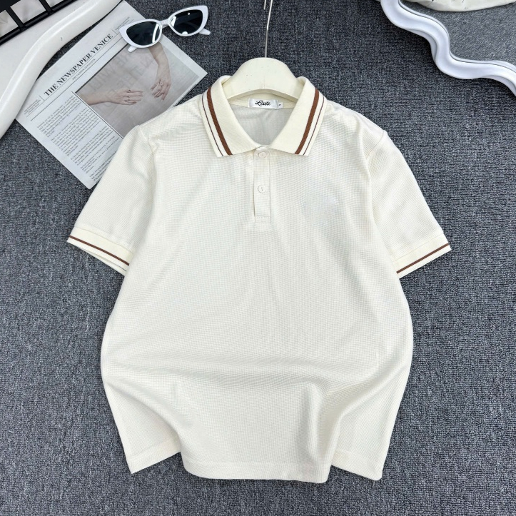 Áo Polo Nữ  Trơn + Lista + from babytee +Big size từ S-3xl basicc dễ mặc phối đồ .M9 | BigBuy360 - bigbuy360.vn