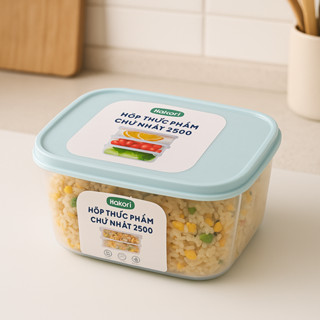 Hộp nhựa Việt Nhật Hokori đựng thực phẩm, Hộp bảo quản thức ăn cao cấp HAKI DN426